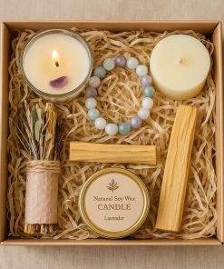 💜 LAVENDER NATURAL WAX CANDLE SET – Calm, Pure & Relaxing